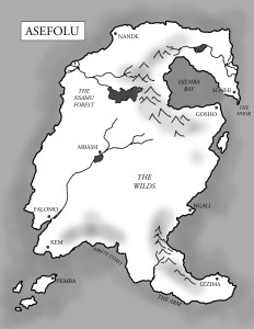 Gray shaded map